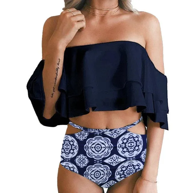 High Waist Jungle Bikini